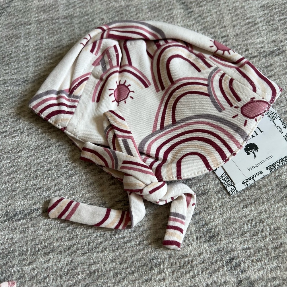 Kate Quinn Baby Floral and Rainbows Hat Bundle Size 3/6 Months NWT - Picture 4 of 7